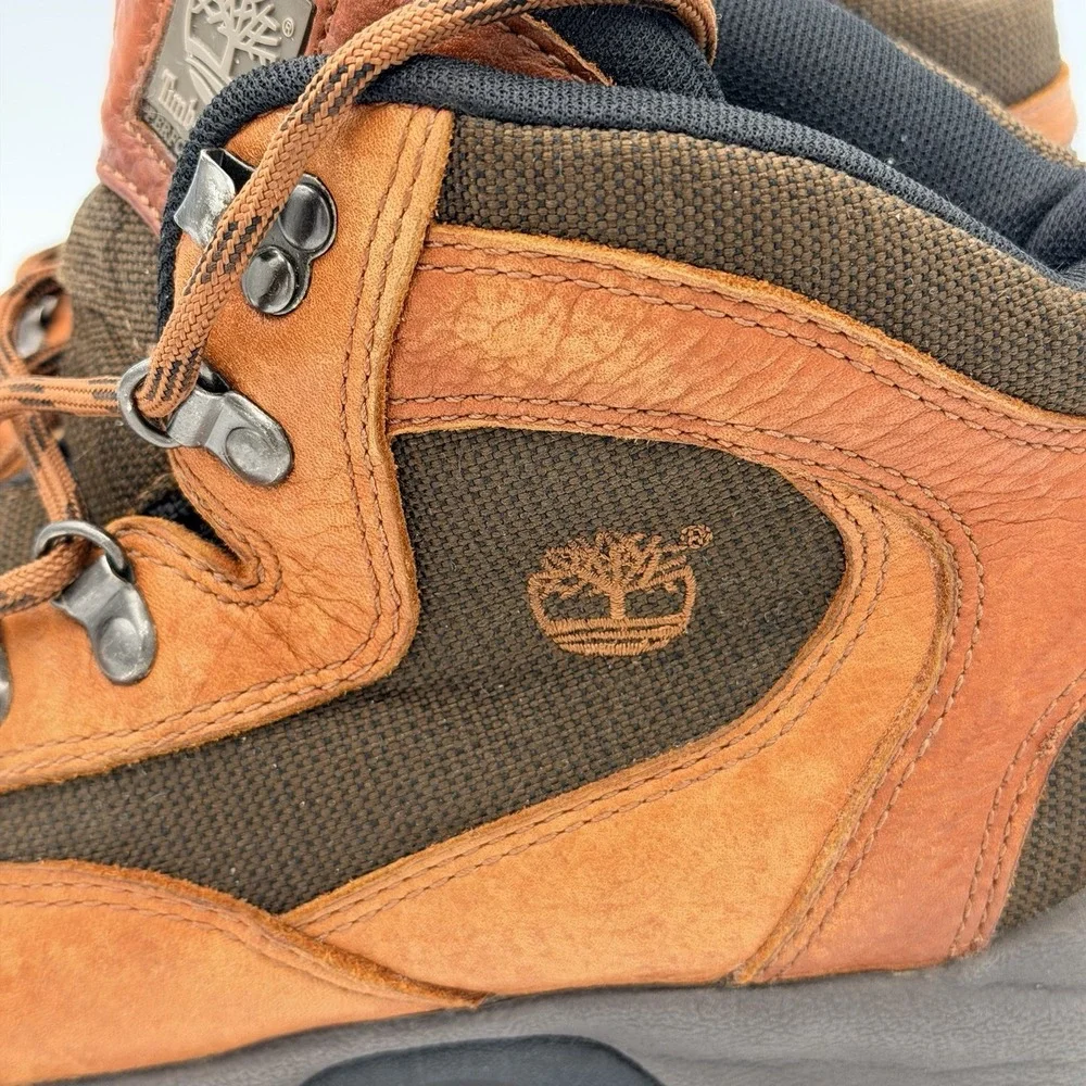 Timberland leather Hiking boots size 7.5 96302 ACT Moisture Manage Trail Walk
